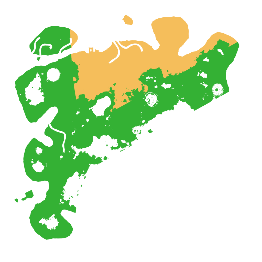 Biome Rust Map: Procedural Map, Size: 3500, Seed: 432985597