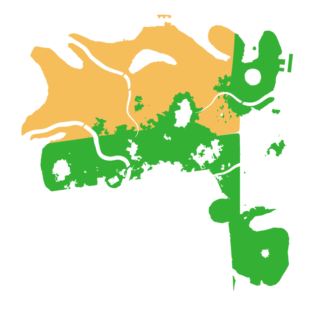 Biome Rust Map: Procedural Map, Size: 3500, Seed: 473160893