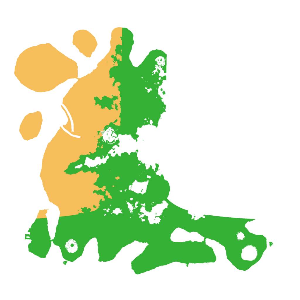 Biome Rust Map: Procedural Map, Size: 3500, Seed: 1159855594