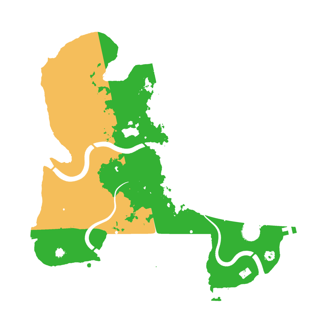 Biome Rust Map: Procedural Map, Size: 3000, Seed: 1538007537