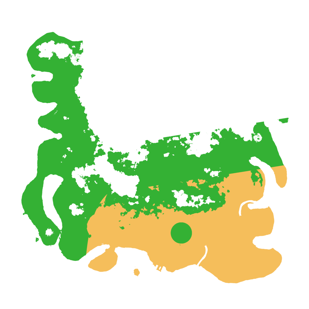 Biome Rust Map: Procedural Map, Size: 3850, Seed: 6749523
