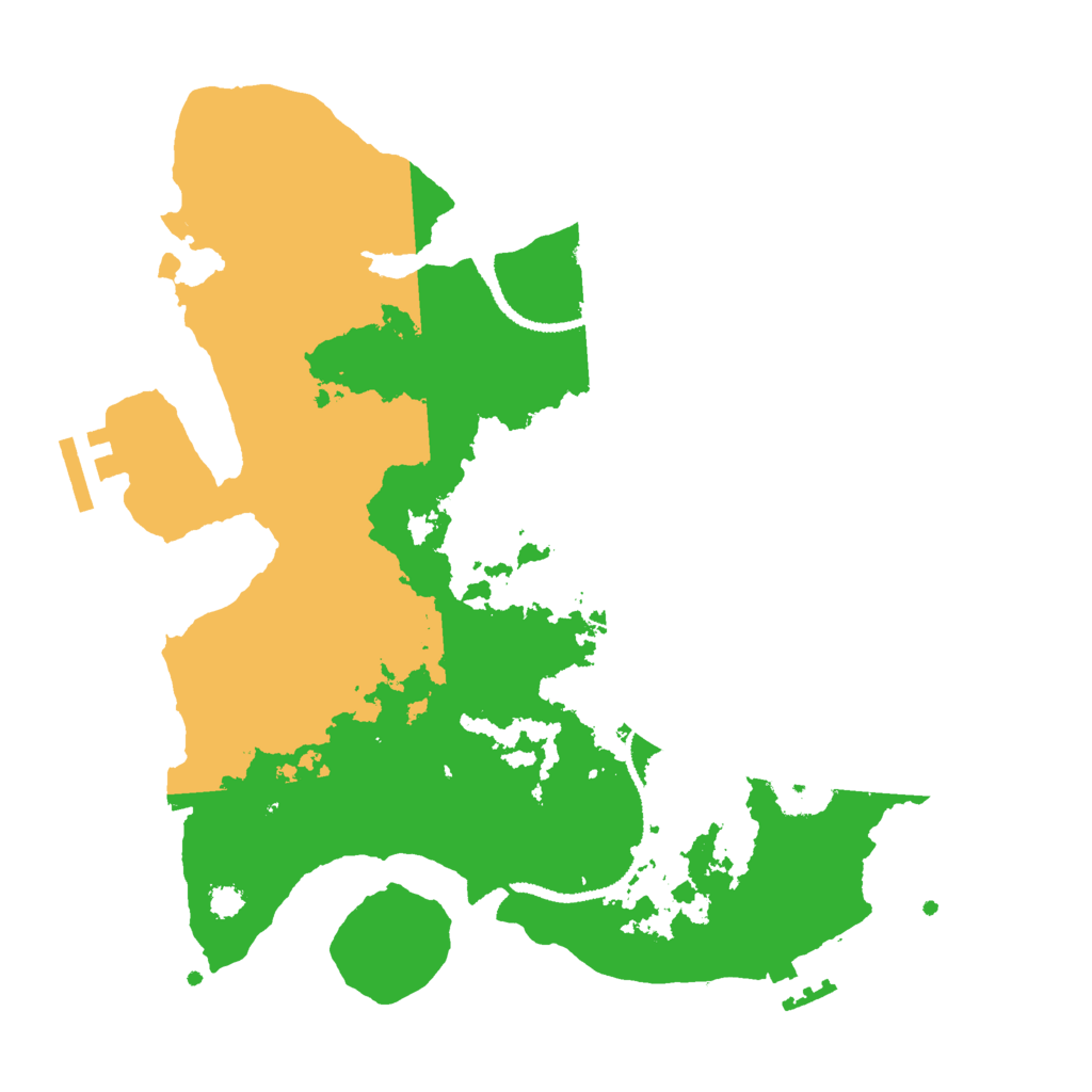 Biome Rust Map: Procedural Map, Size: 2950, Seed: 53201