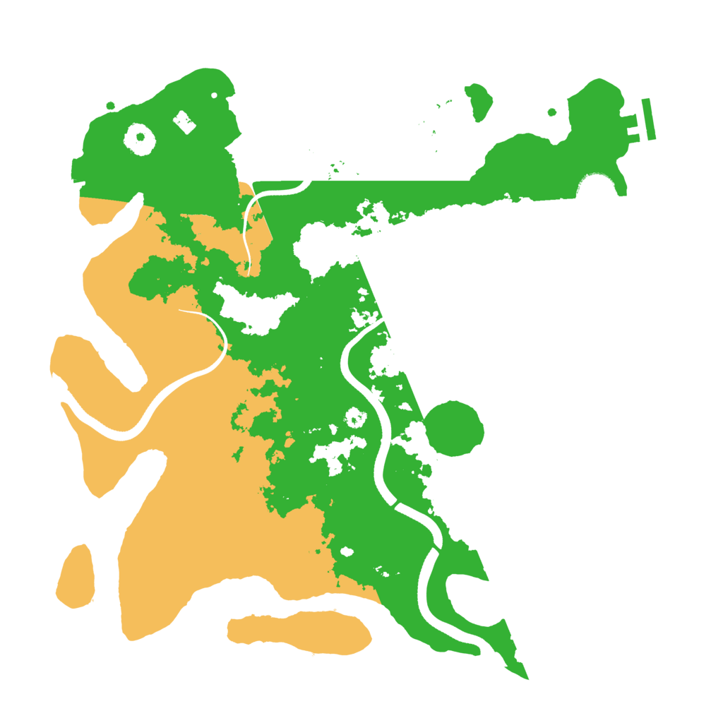 Biome Rust Map: Procedural Map, Size: 3500, Seed: 1976381866
