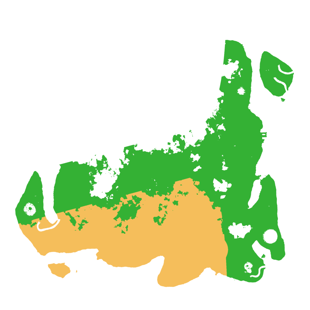 Biome Rust Map: Procedural Map, Size: 3850, Seed: 5571815