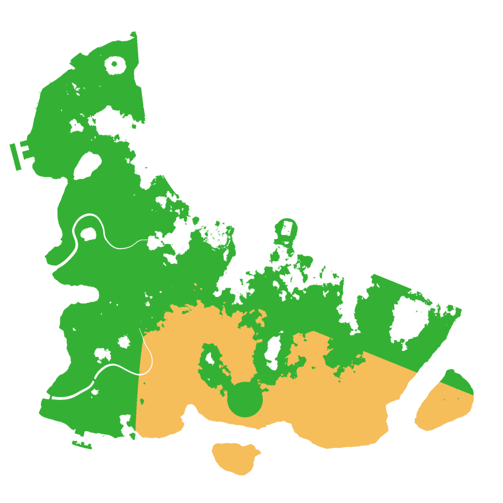 Biome Rust Map: Procedural Map, Size: 3750, Seed: 841682453
