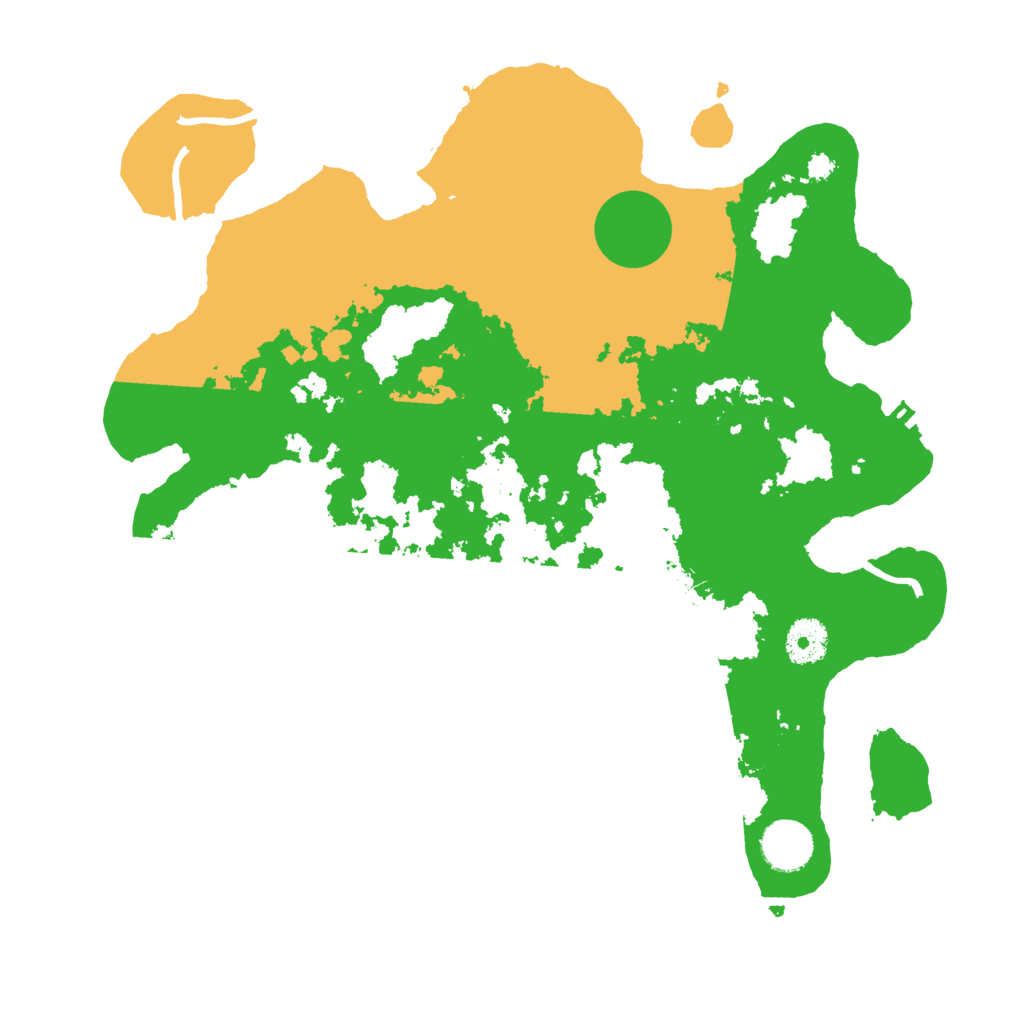 Biome Rust Map: Procedural Map, Size: 3500, Seed: 2080333653