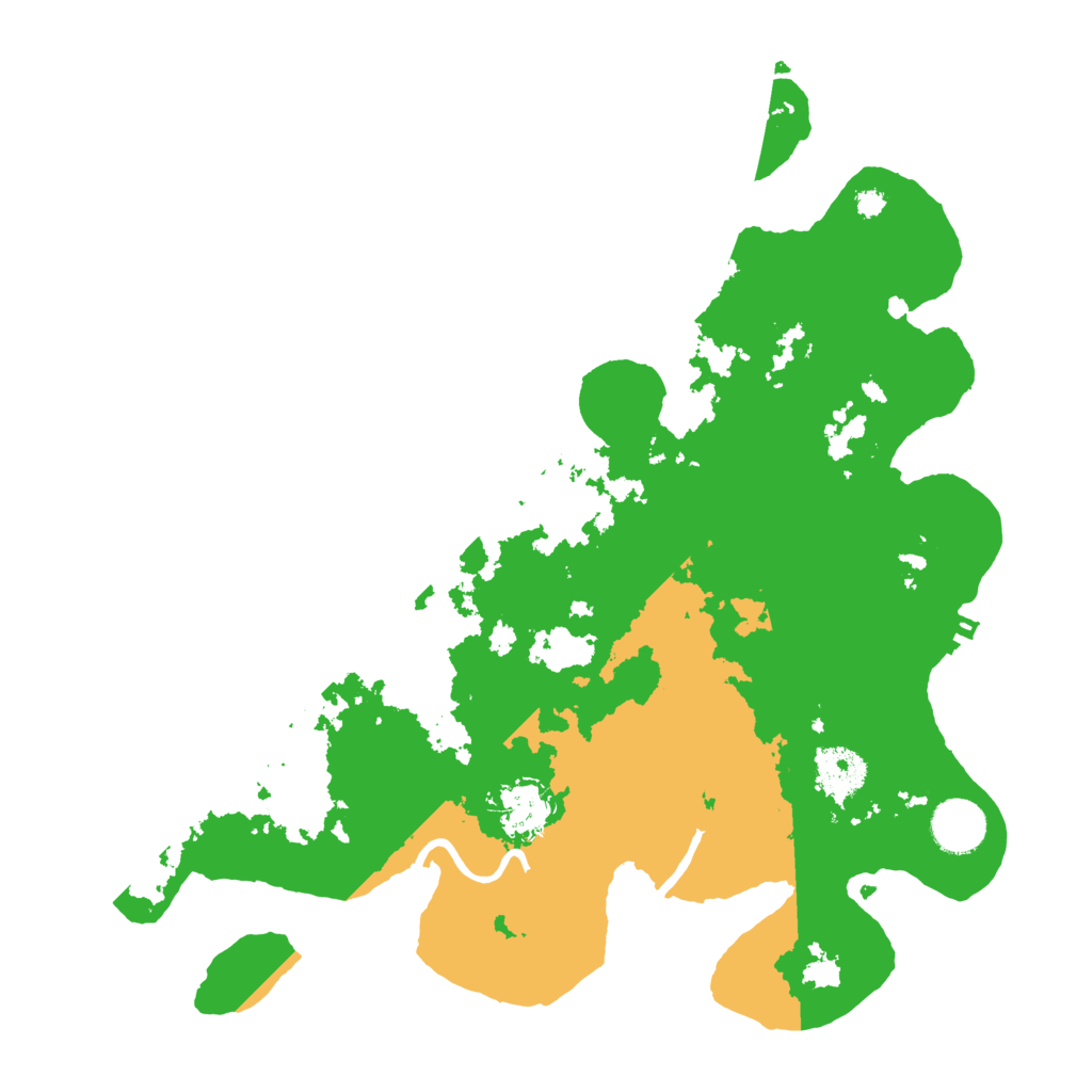Biome Rust Map: Procedural Map, Size: 3500, Seed: 844009279