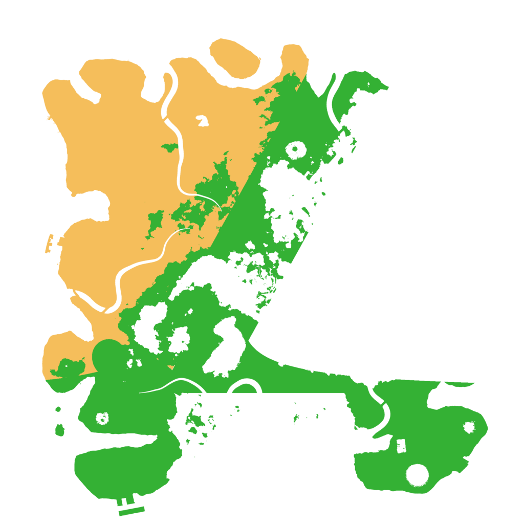 Biome Rust Map: Procedural Map, Size: 4100, Seed: 65326