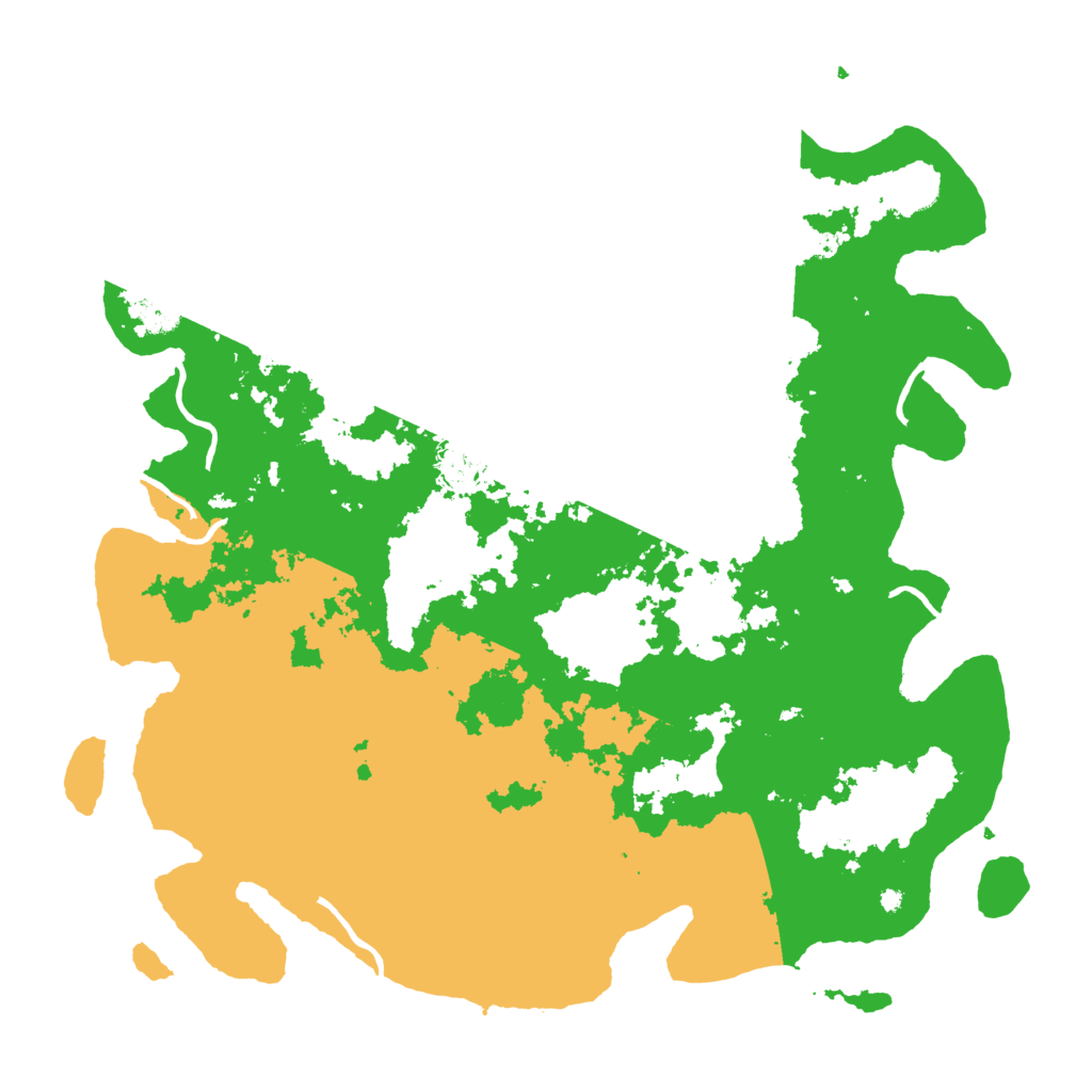 Biome Rust Map: Procedural Map, Size: 4500, Seed: 1999215823