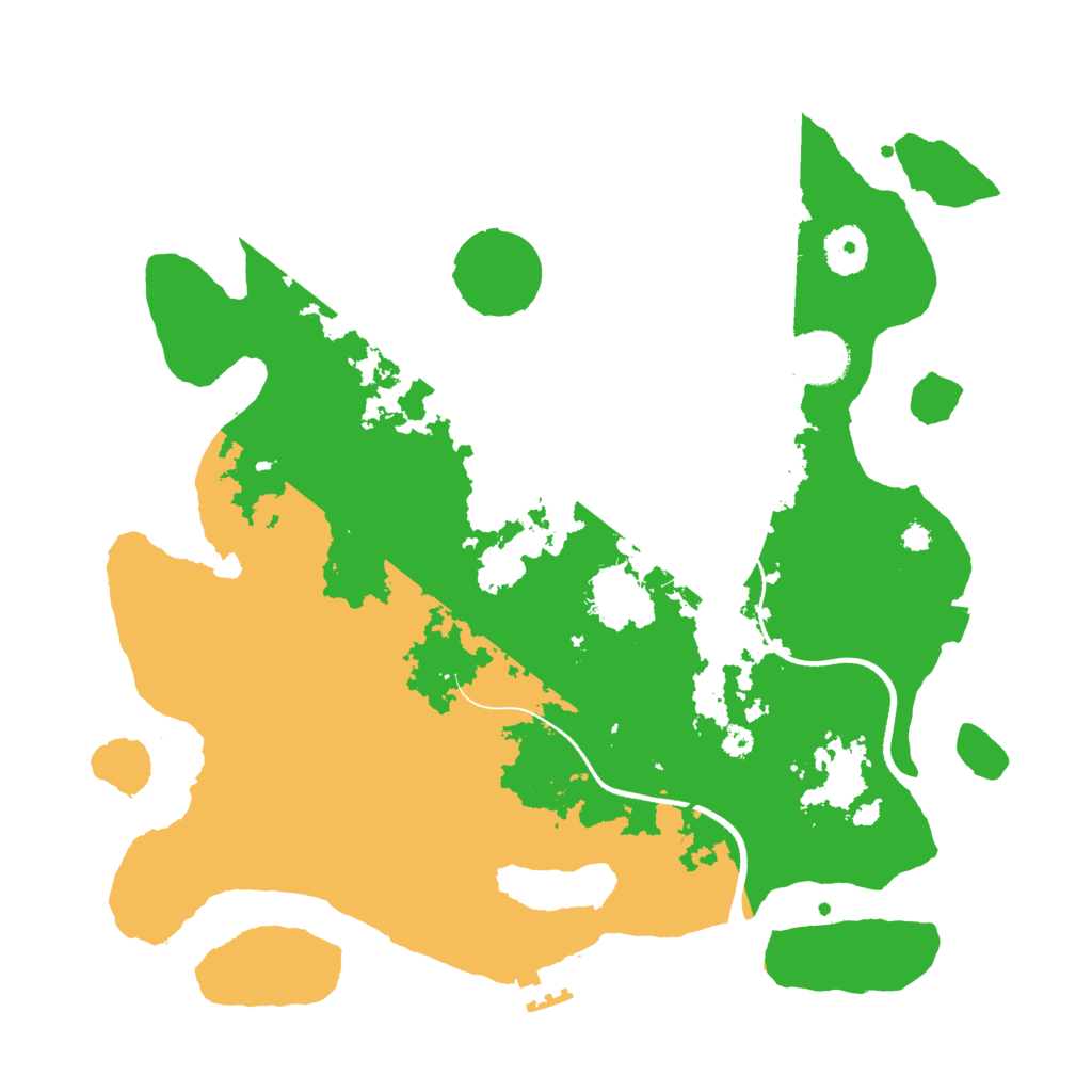 Biome Rust Map: Procedural Map, Size: 3500, Seed: 2088017797