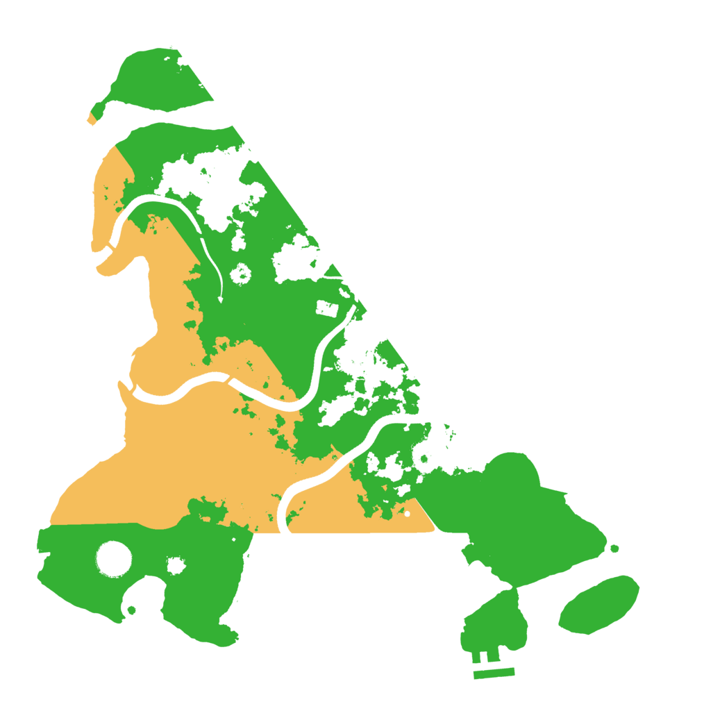 Biome Rust Map: Procedural Map, Size: 3500, Seed: 414308377