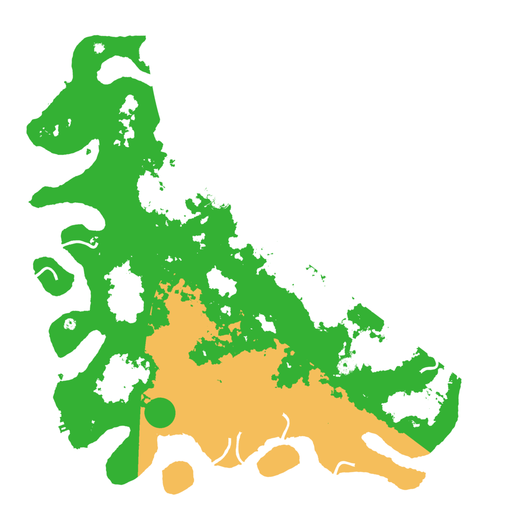 Biome Rust Map: Procedural Map, Size: 4500, Seed: 13848