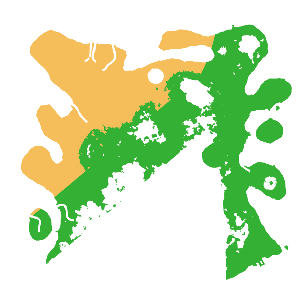 Biome Rust Map: Procedural Map, Size: 3500, Seed: 135580515