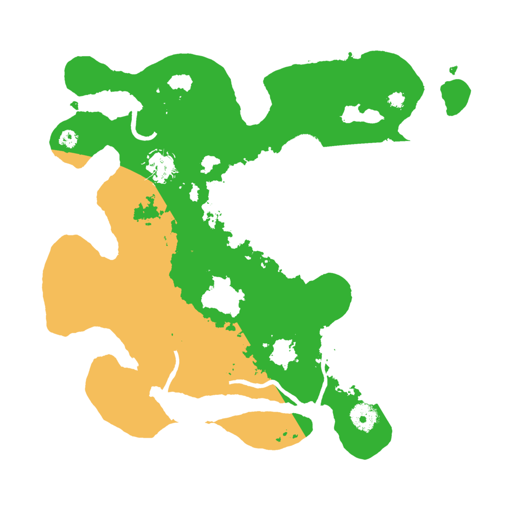 Biome Rust Map: Procedural Map, Size: 3000, Seed: 100191903