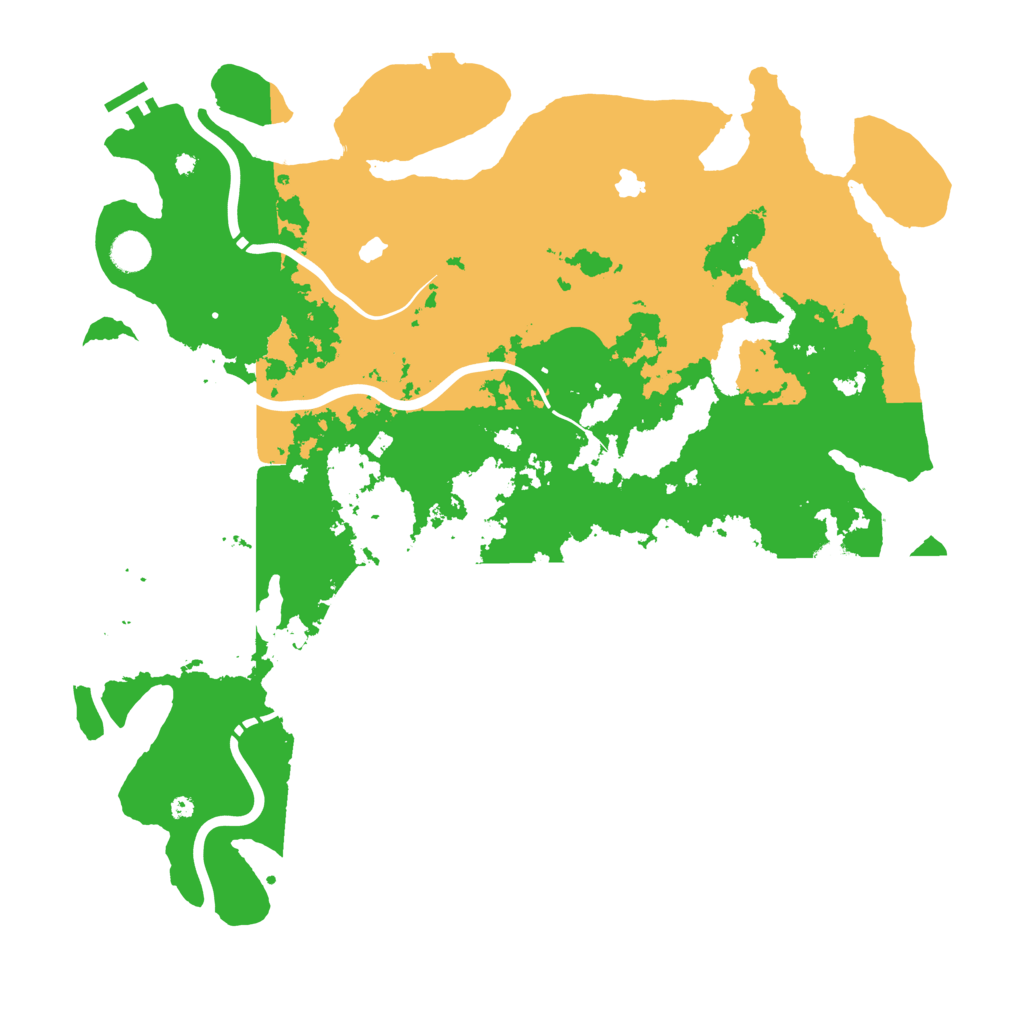 Biome Rust Map: Procedural Map, Size: 4500, Seed: 1821450633