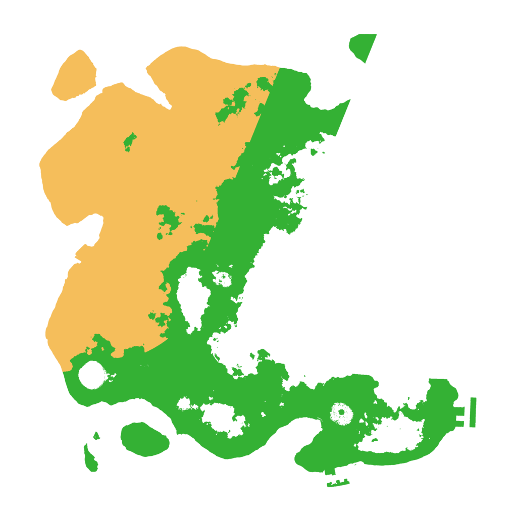 Biome Rust Map: Procedural Map, Size: 3500, Seed: 98808295