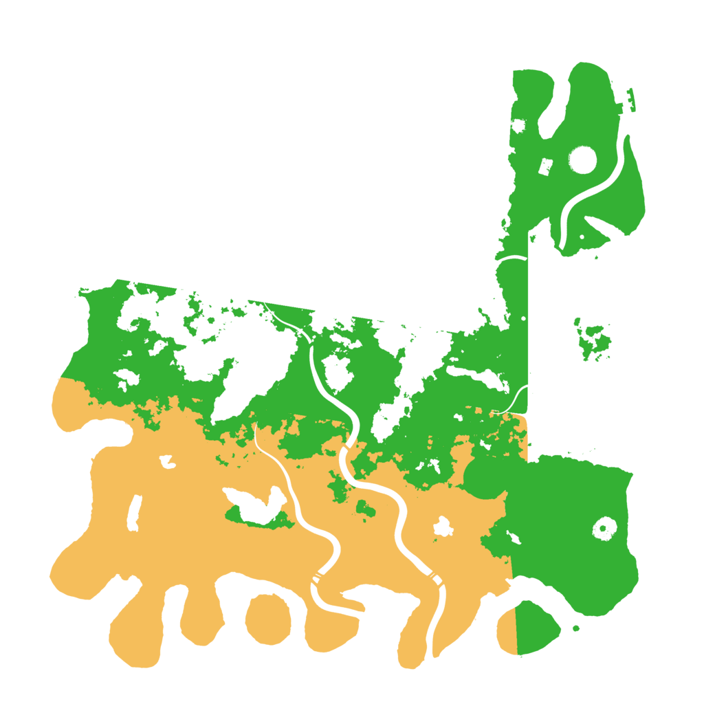 Biome Rust Map: Procedural Map, Size: 4500, Seed: 2023033101