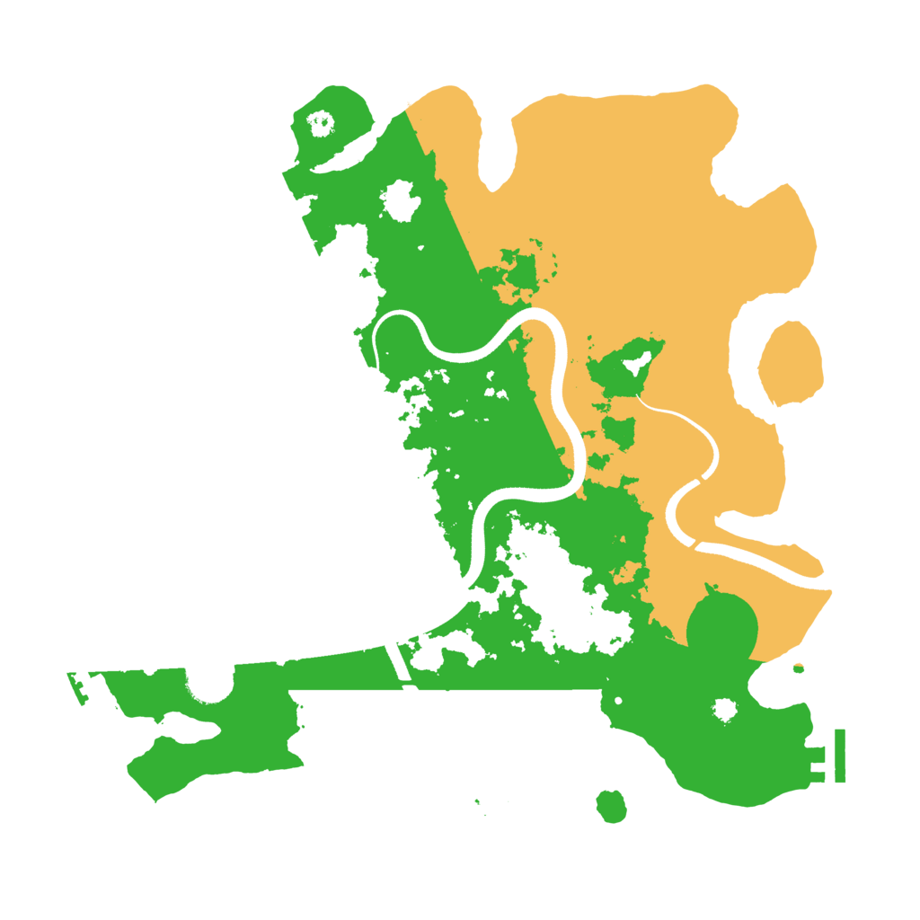 Biome Rust Map: Procedural Map, Size: 3500, Seed: 1953364486