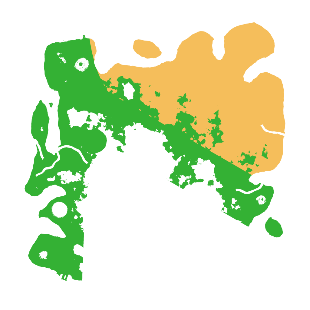 Biome Rust Map: Procedural Map, Size: 3500, Seed: 81543469