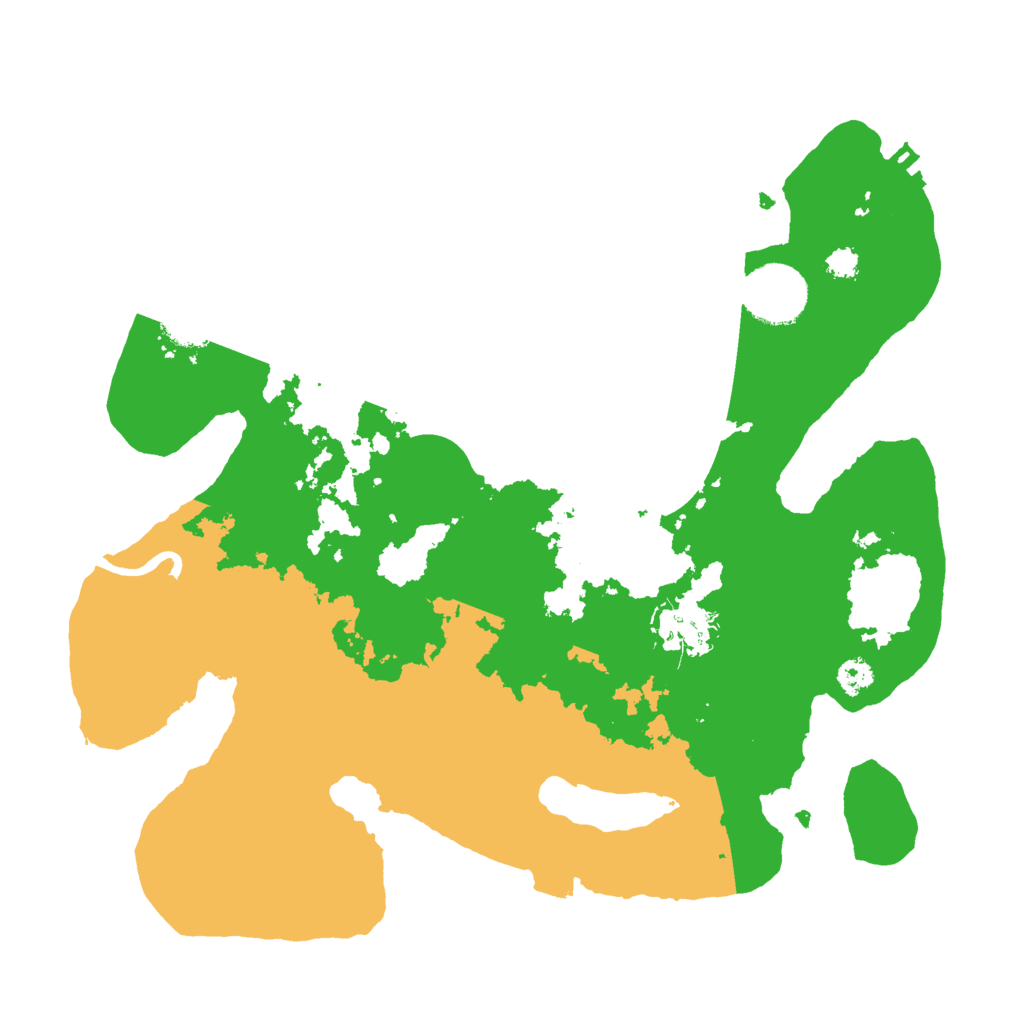 Biome Rust Map: Procedural Map, Size: 3000, Seed: 1555375998