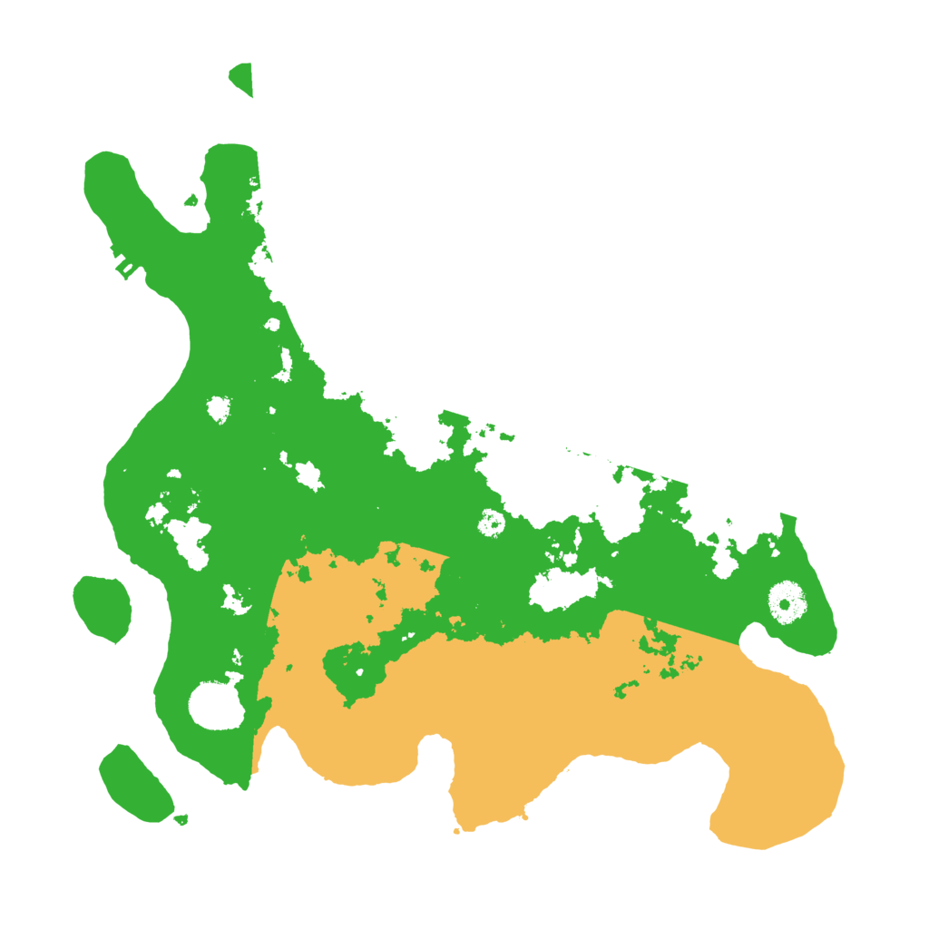 Biome Rust Map: Procedural Map, Size: 3500, Seed: 20011