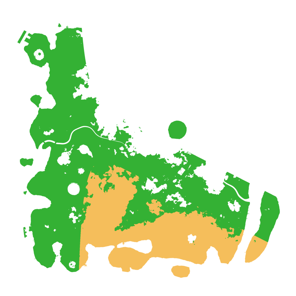 Biome Rust Map: Procedural Map, Size: 4300, Seed: 6733