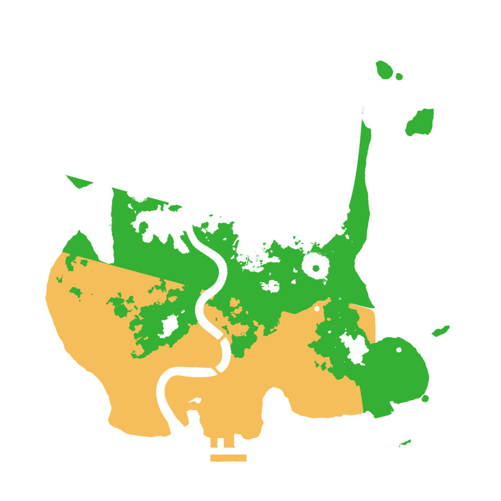 Biome Rust Map: Procedural Map, Size: 2800, Seed: 101325216