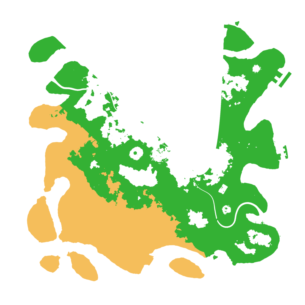 Biome Rust Map: Procedural Map, Size: 3500, Seed: 1016665234