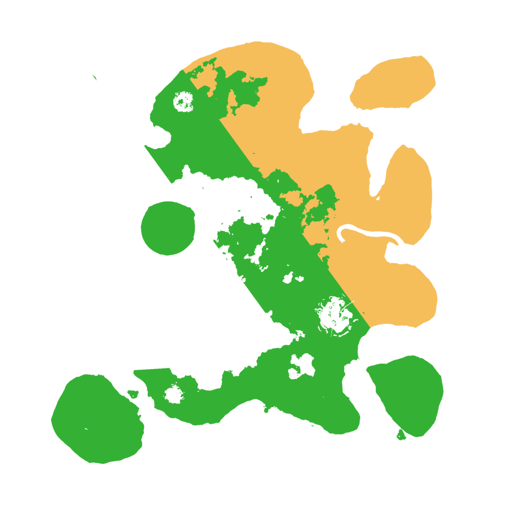 Biome Rust Map: Procedural Map, Size: 2500, Seed: 15556