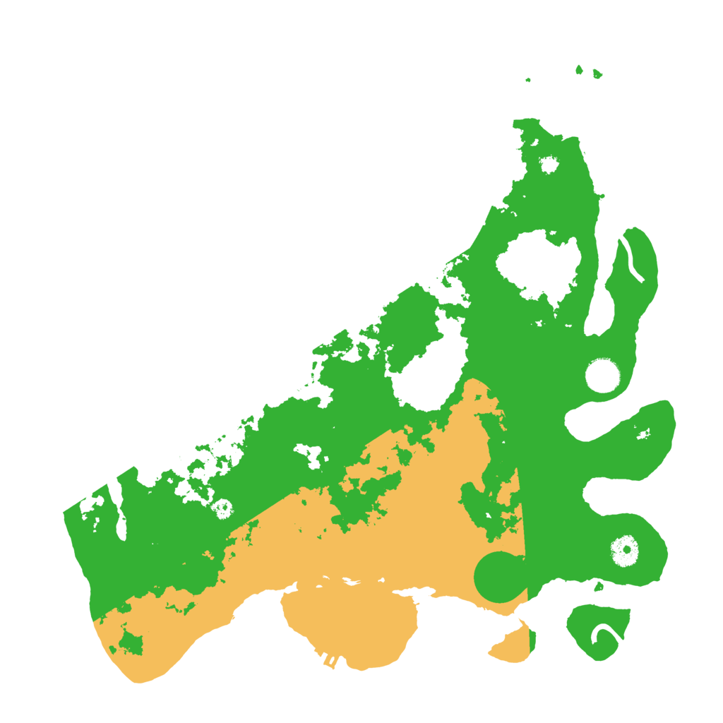 Biome Rust Map: Procedural Map, Size: 3700, Seed: 220008016