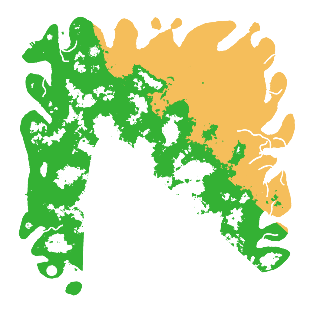 Biome Rust Map: Procedural Map, Size: 5111, Seed: 613178676