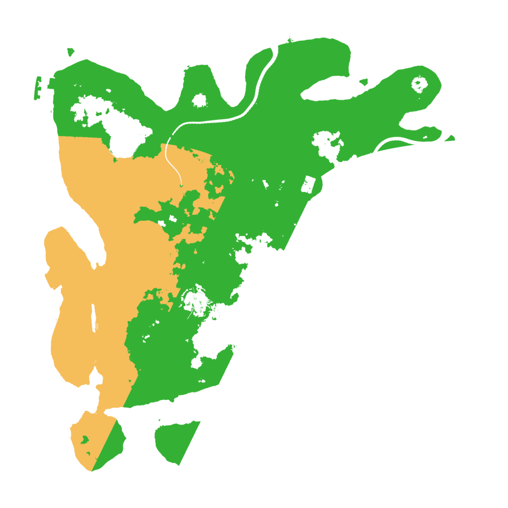 Biome Rust Map: Procedural Map, Size: 3250, Seed: 10