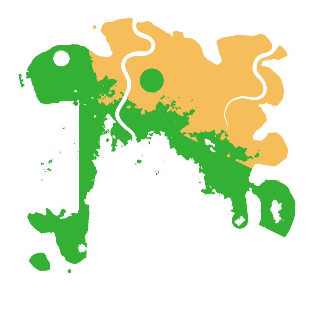 Biome Rust Map: Procedural Map, Size: 3500, Seed: 21347