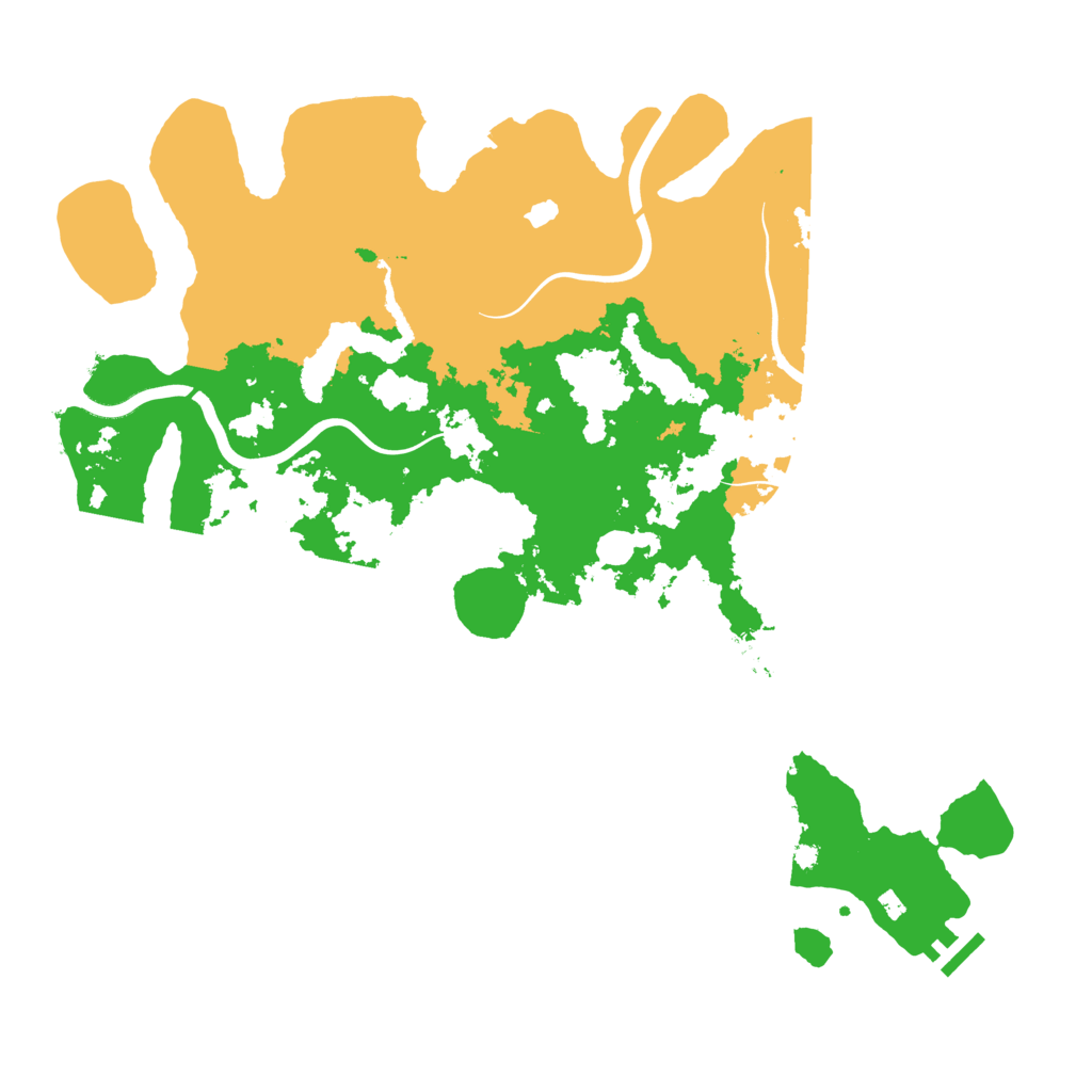 Biome Rust Map: Procedural Map, Size: 4150, Seed: 6738