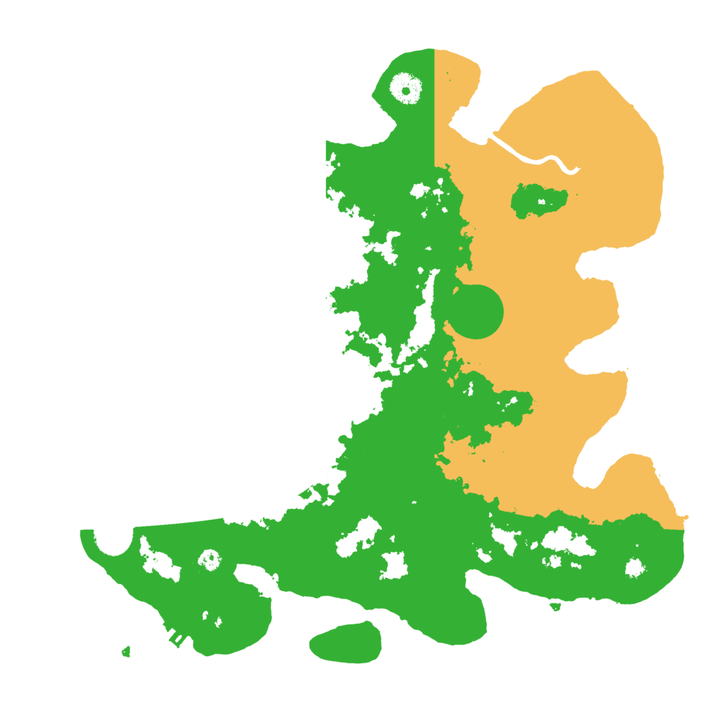 Biome Rust Map: Procedural Map, Size: 3500, Seed: 648251
