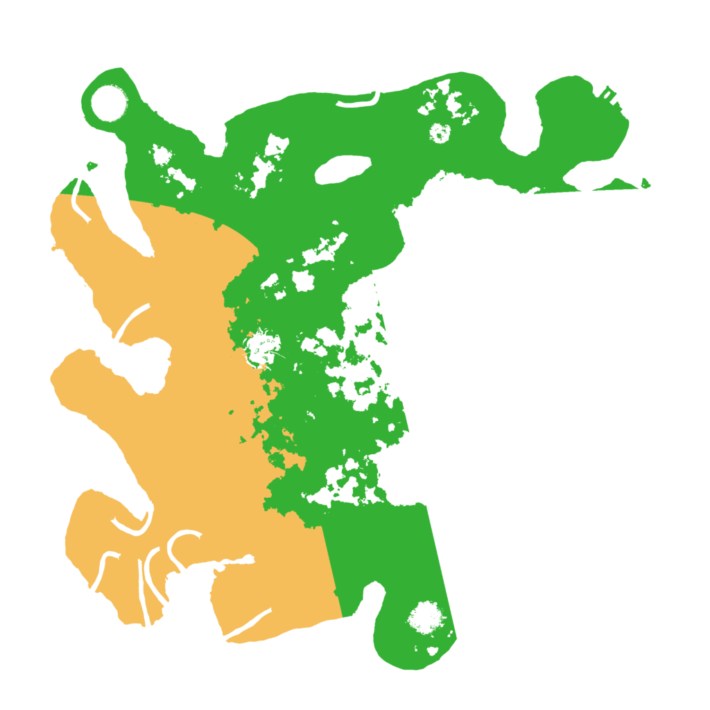 Biome Rust Map: Procedural Map, Size: 3500, Seed: 840173094