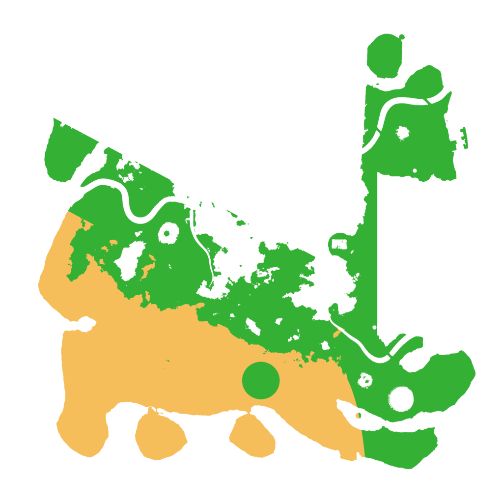 Biome Rust Map: Procedural Map, Size: 3550, Seed: 311599