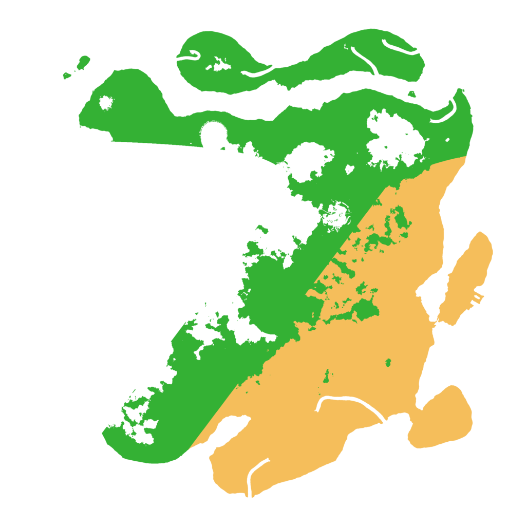 Biome Rust Map: Procedural Map, Size: 3500, Seed: 2365