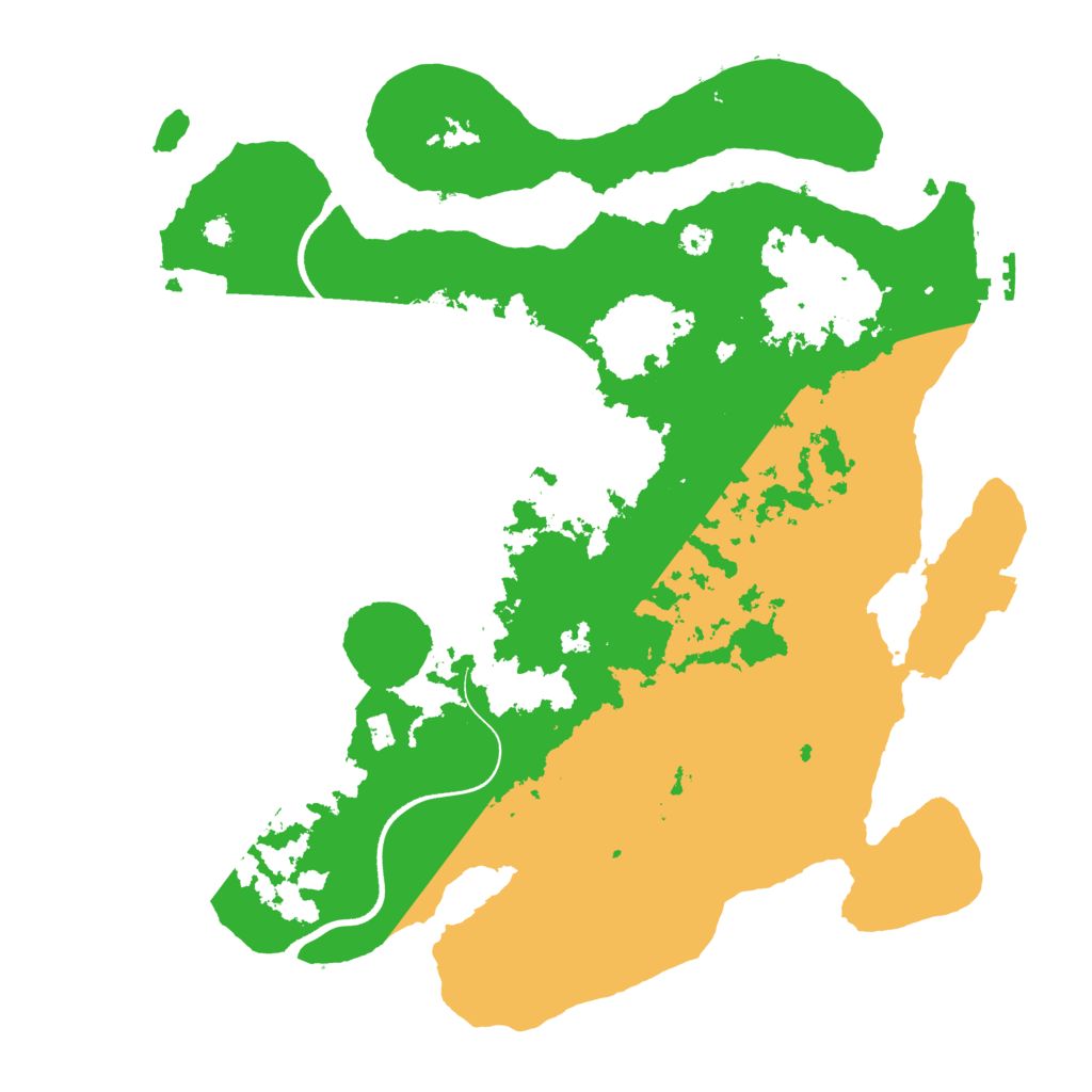 Biome Rust Map: Procedural Map, Size: 3500, Seed: 2365
