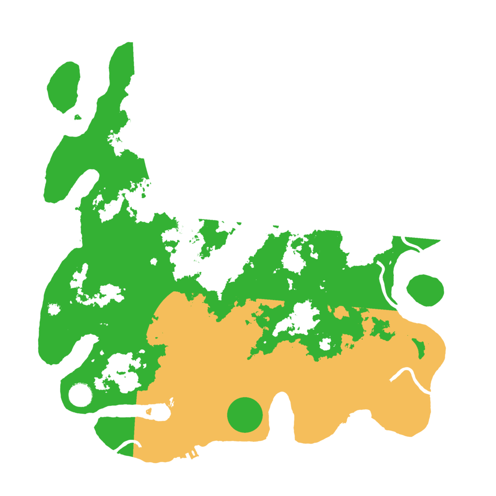 Biome Rust Map: Procedural Map, Size: 3700, Seed: 305014892