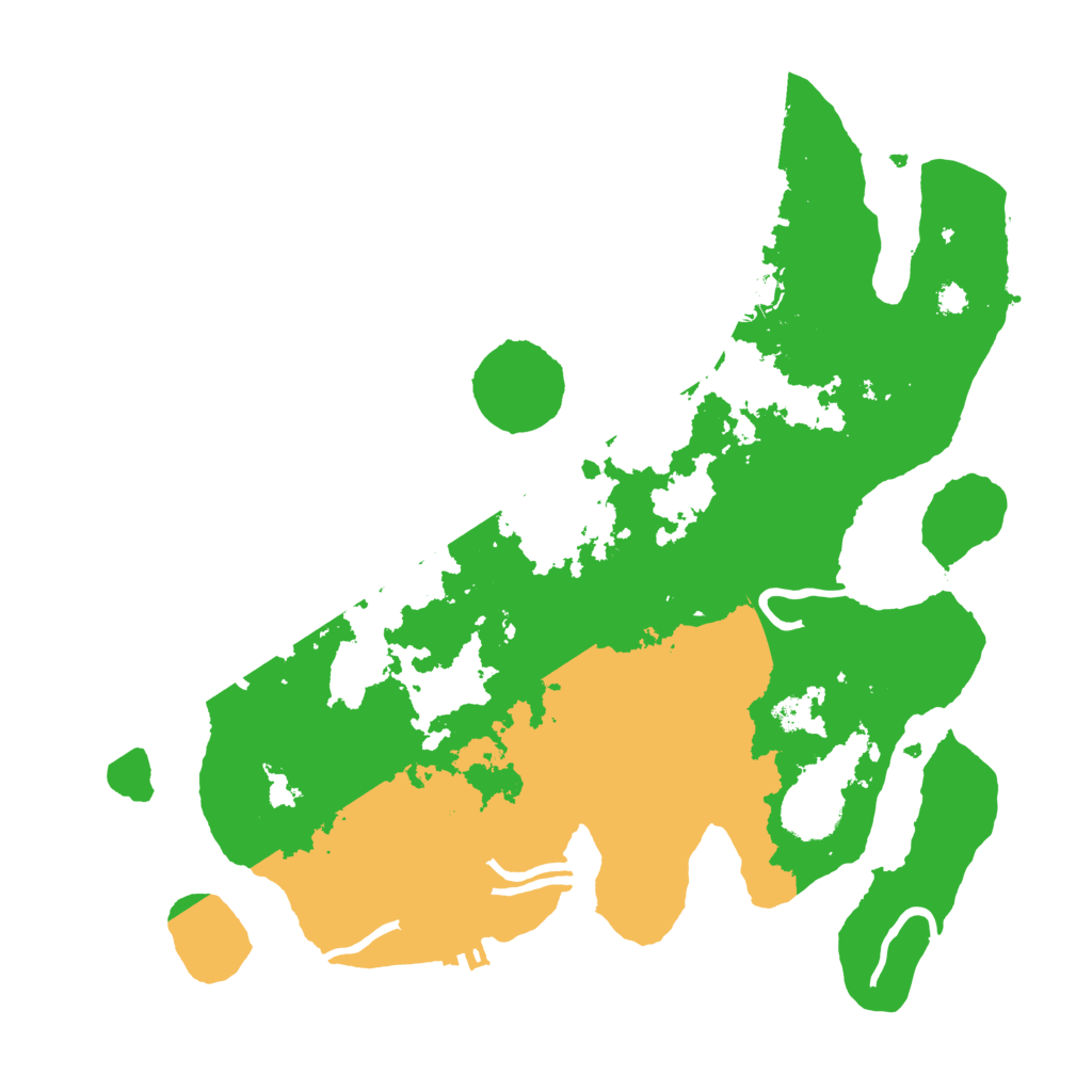 Biome Rust Map: Procedural Map, Size: 3250, Seed: 8993