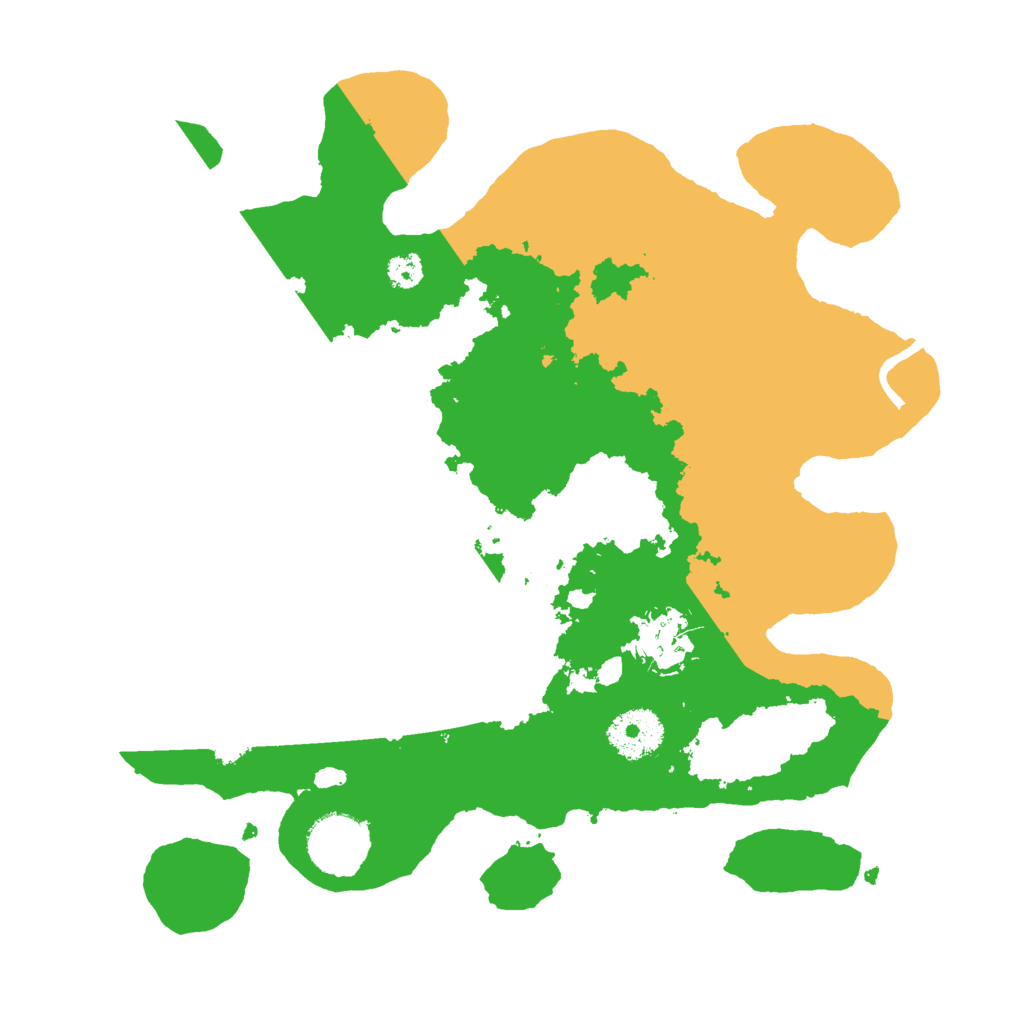 Biome Rust Map: Procedural Map, Size: 3000, Seed: 54361