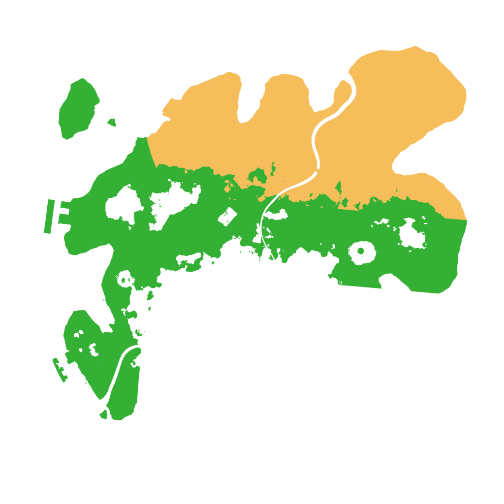 Biome Rust Map: Procedural Map, Size: 3000, Seed: 72222449