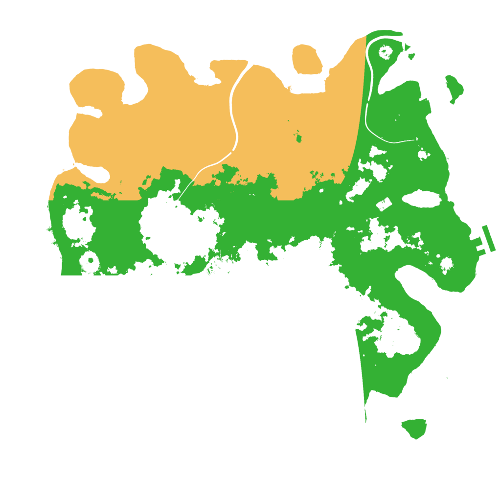 Biome Rust Map: Procedural Map, Size: 3750, Seed: 1297293420