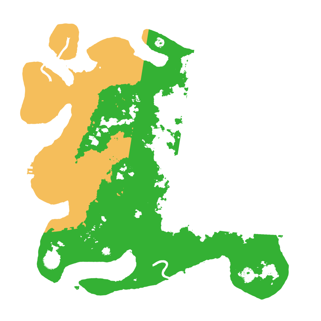 Biome Rust Map: Procedural Map, Size: 3500, Seed: 1599214130