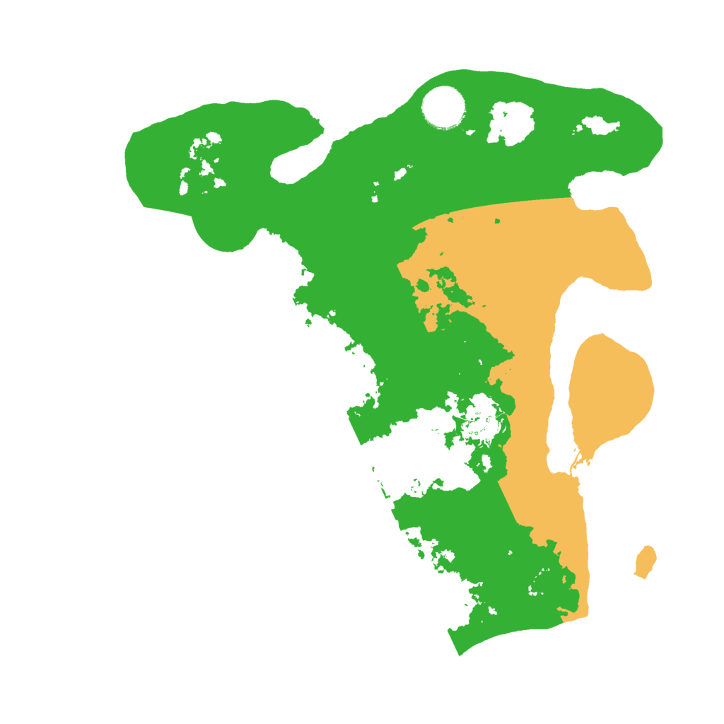 Biome Rust Map: Barren, Size: 3000, Seed: 2109006246