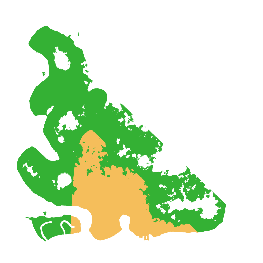 Biome Rust Map: Procedural Map, Size: 3500, Seed: 1761578301