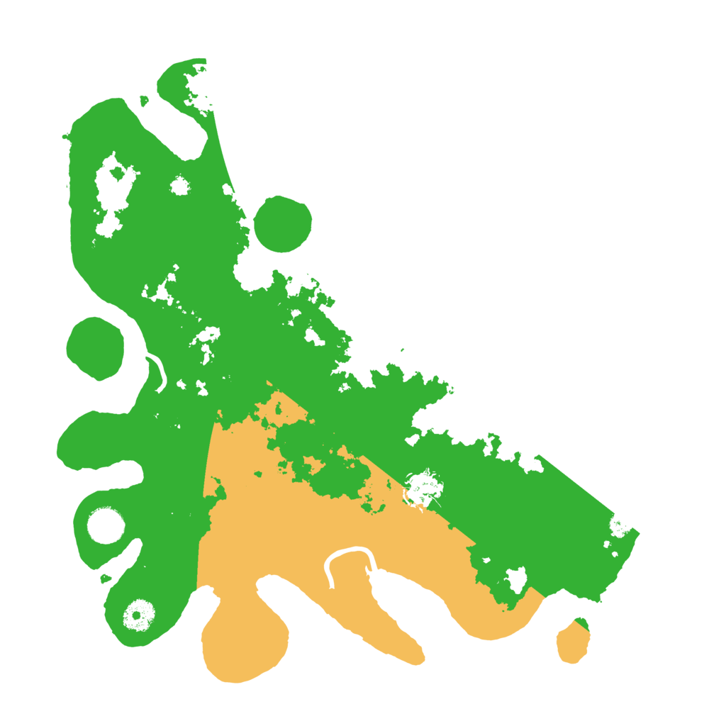 Biome Rust Map: Procedural Map, Size: 3500, Seed: 21308574