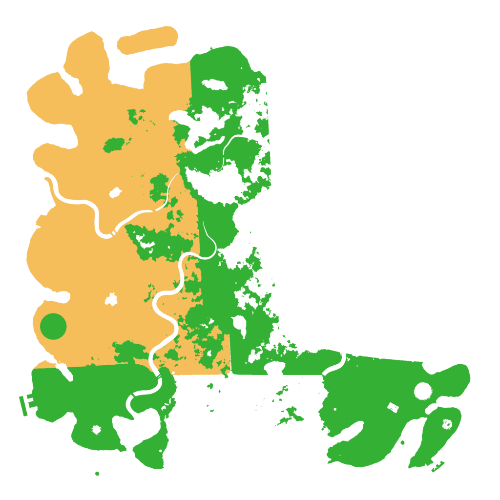 Biome Rust Map: Procedural Map, Size: 5000, Seed: 82352567