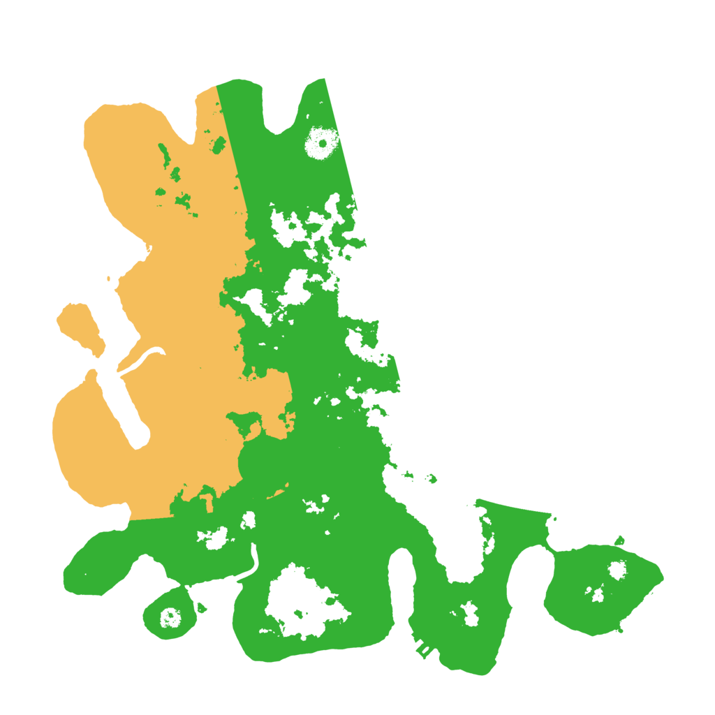 Biome Rust Map: Procedural Map, Size: 3500, Seed: 655029588